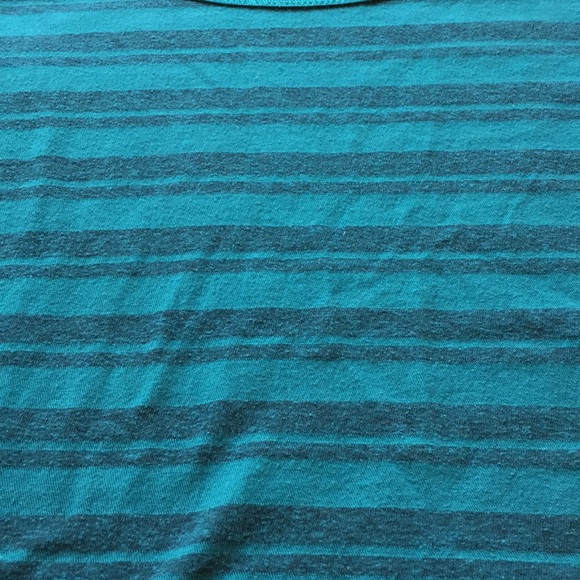 C&S long sleeved striped Teal/darkest blue green - Picture 3 of 8